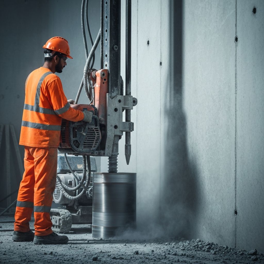 قص وتخريم الخرسانة